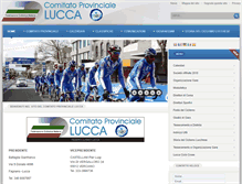 Tablet Screenshot of federciclismolucca.it